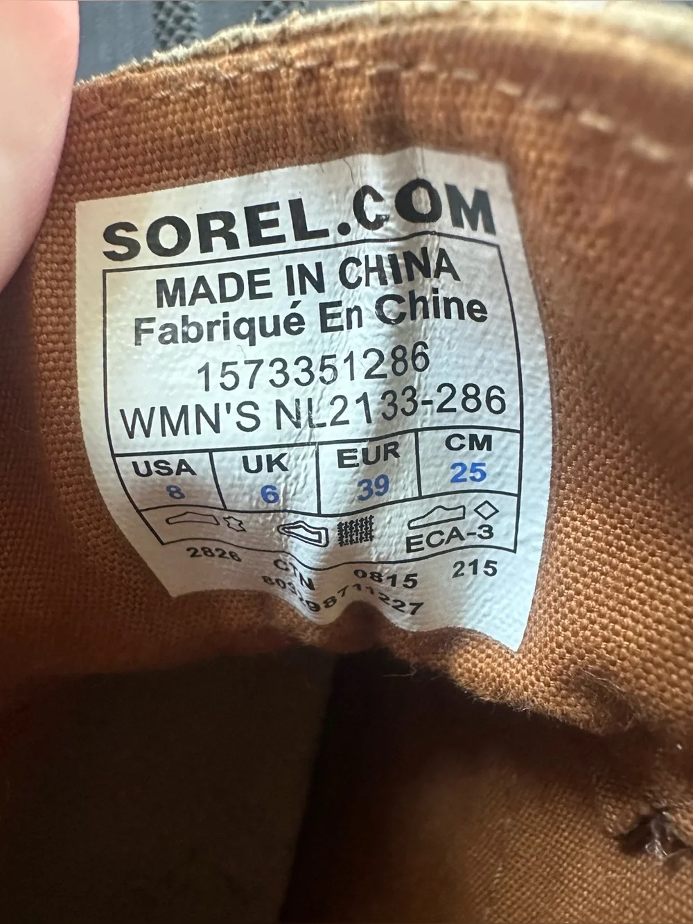 Sorel Out N About Leather Brown Waterproof Duck Boots - Size 8